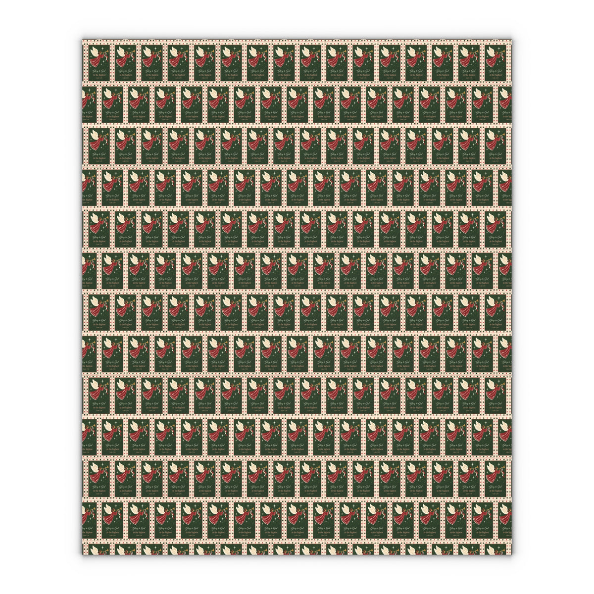 Christmas Angel Gift Wrap — Single Sheet