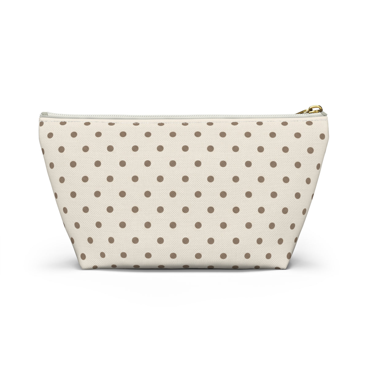 Ivory Polka Dot Accessory Pouch