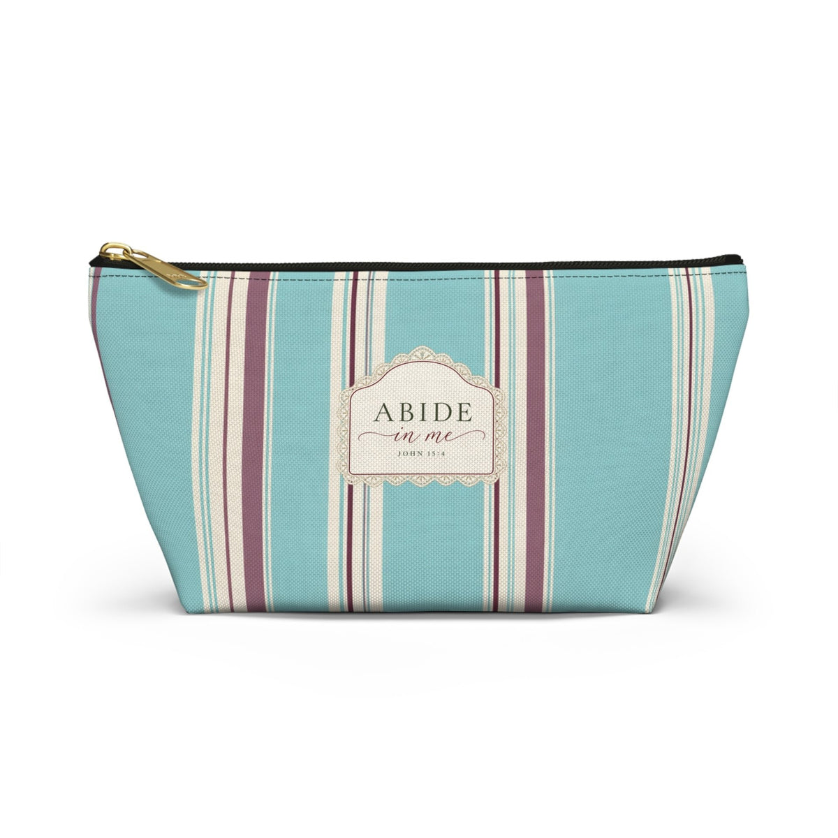 Abide Striped Accessory Pouch
