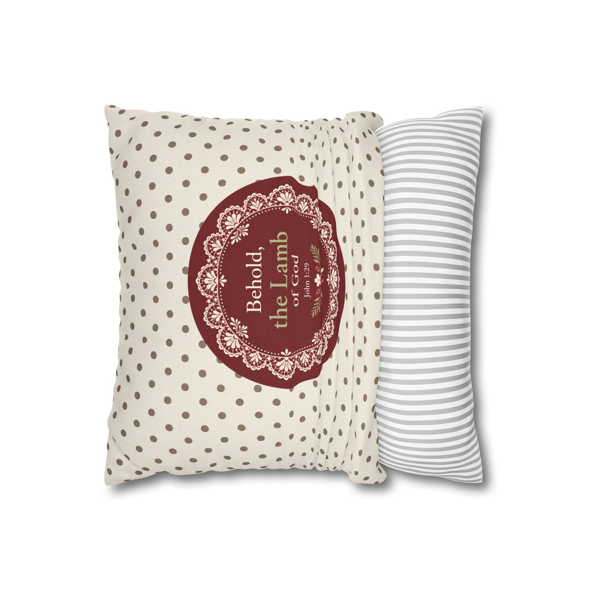 Lamb of God Christmas Pillow Cover