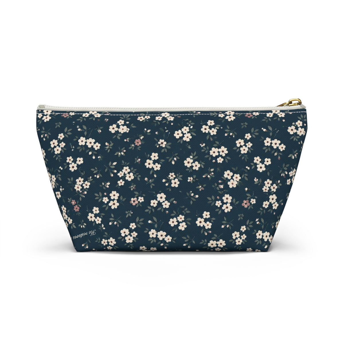 Midnight Floral Accessory Pouch