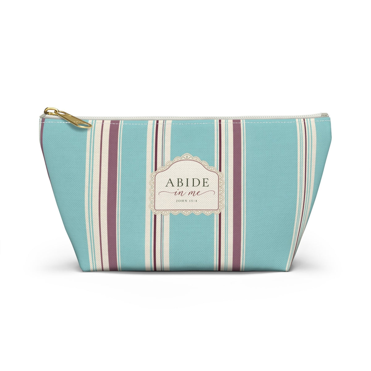 Abide Striped Accessory Pouch