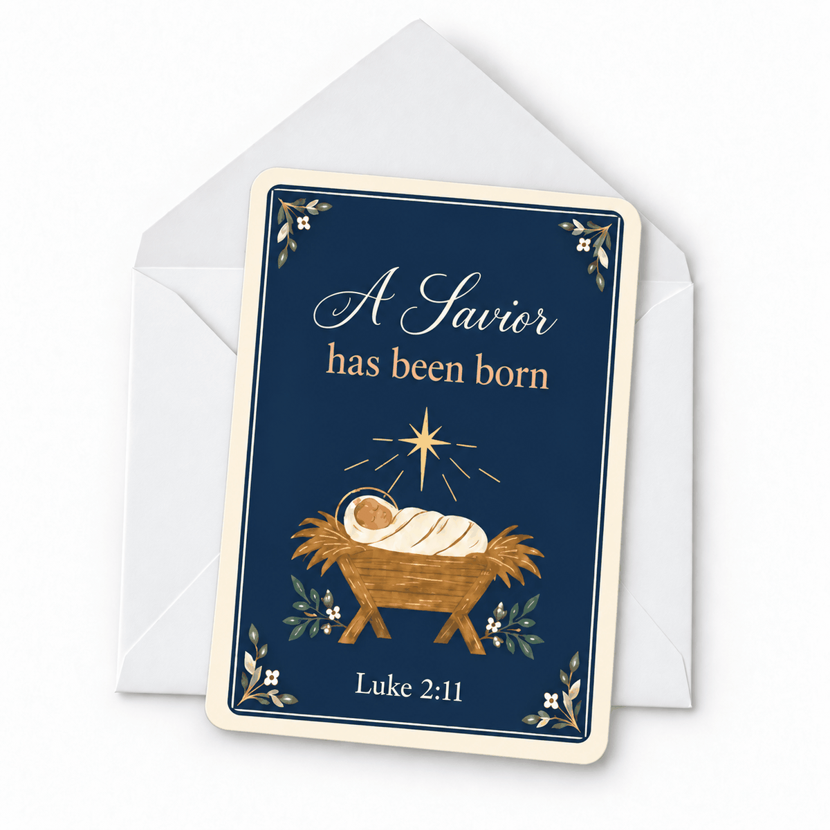 A Savior Has Been Born Christmas Postcards — Set of 10