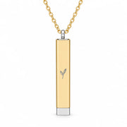 By Grace Hidden Bar Necklace