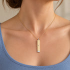 By Grace Hidden Bar Necklace
