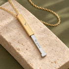 By Grace Hidden Bar Necklace
