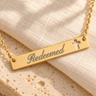 Redeemed Cross Bar Necklace
