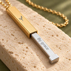 By Grace Hidden Bar Necklace