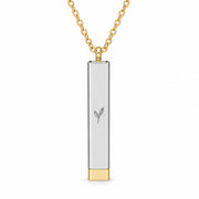 By Grace Hidden Bar Necklace