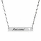 Redeemed Cross Bar Necklace