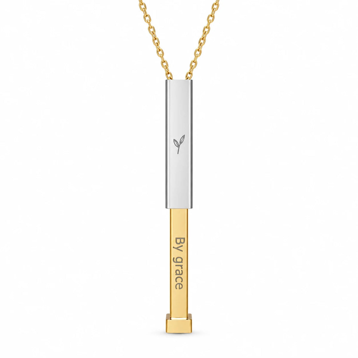 By Grace Hidden Bar Necklace