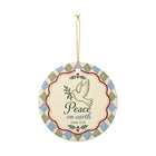 Peace on Earth Ceramic Ornament
