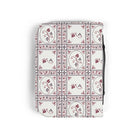 Burgundy Vine Tile Bible Cover
