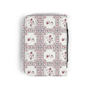 Burgundy Vine Tile Bible Cover