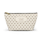 Ivory Polka Dot Accessory Pouch