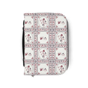 Burgundy Vine Tile Bible Cover