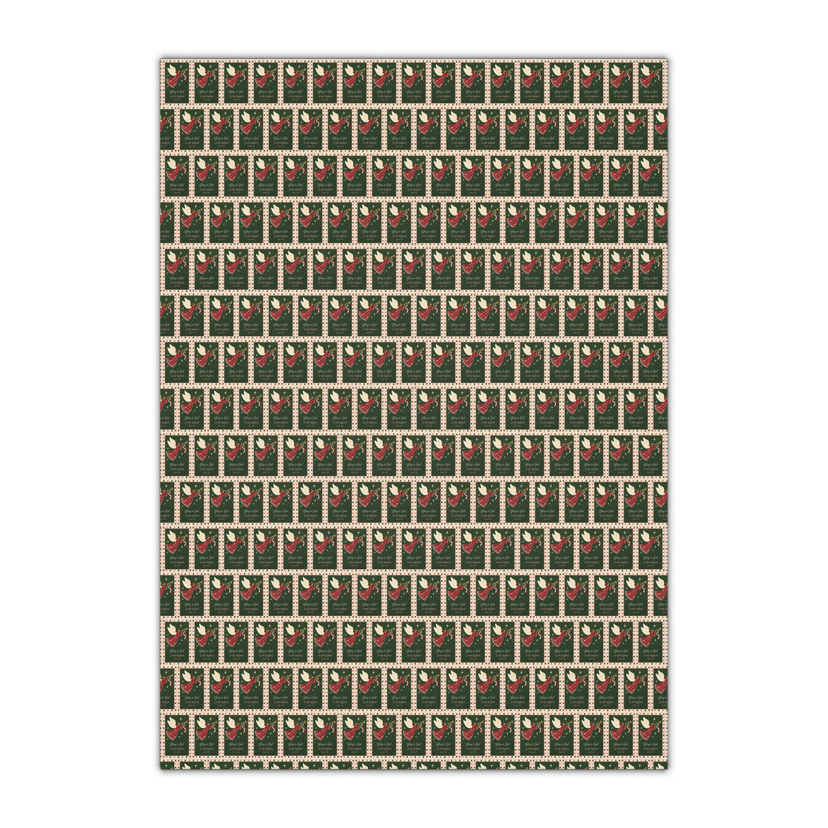 Christmas Angel Gift Wrap — Single Sheet