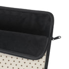 Ivory Polka Dot Laptop Sleeve