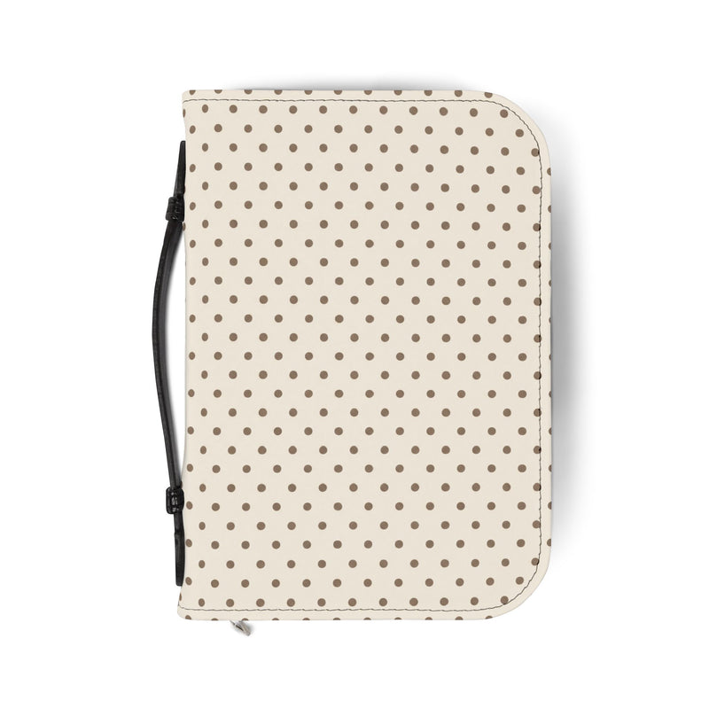 Ivory Polka Dot Bible Cover
