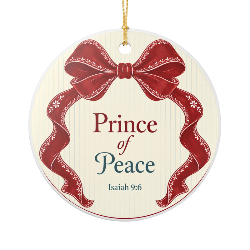 Prince of Peace Ceramic Ornament