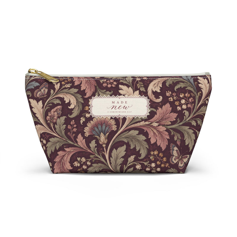Plum Botanical Accessory Pouch