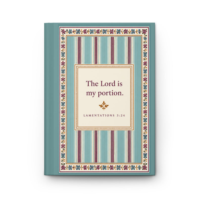 The Lord Is My Portion Hardcover Journal
