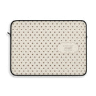 Ivory Polka Dot Laptop Sleeve