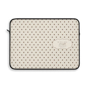 Ivory Polka Dot Laptop Sleeve