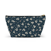 Midnight Floral Accessory Pouch