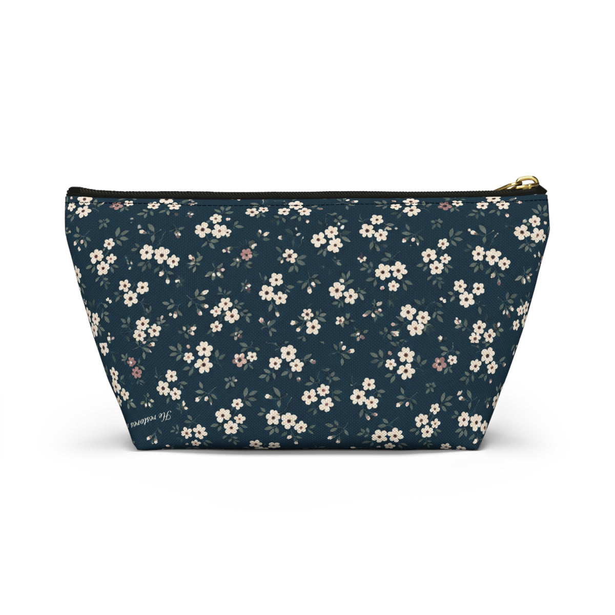 Midnight Floral Accessory Pouch