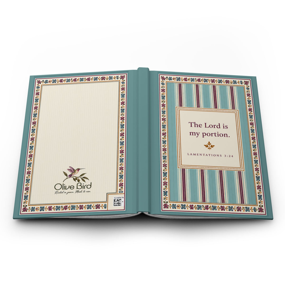 The Lord Is My Portion Hardcover Journal