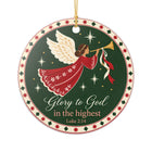 Glory to God Ceramic Ornament