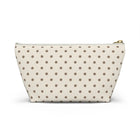 Ivory Polka Dot Accessory Pouch