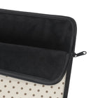 Ivory Polka Dot Laptop Sleeve