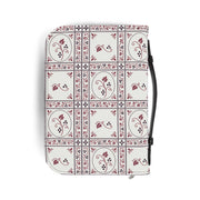 Burgundy Vine Tile Bible Cover