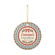 Emmanuel Ceramic Ornament