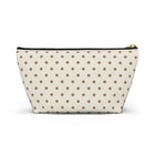 Ivory Polka Dot Accessory Pouch