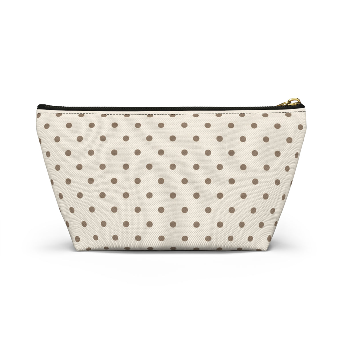 Ivory Polka Dot Accessory Pouch