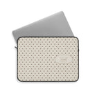 Ivory Polka Dot Laptop Sleeve