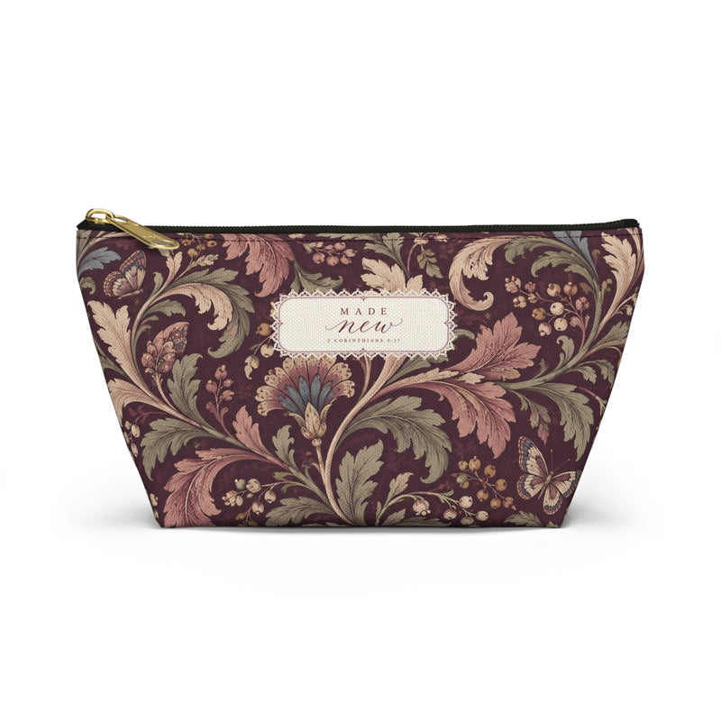 Plum Botanical Accessory Pouch