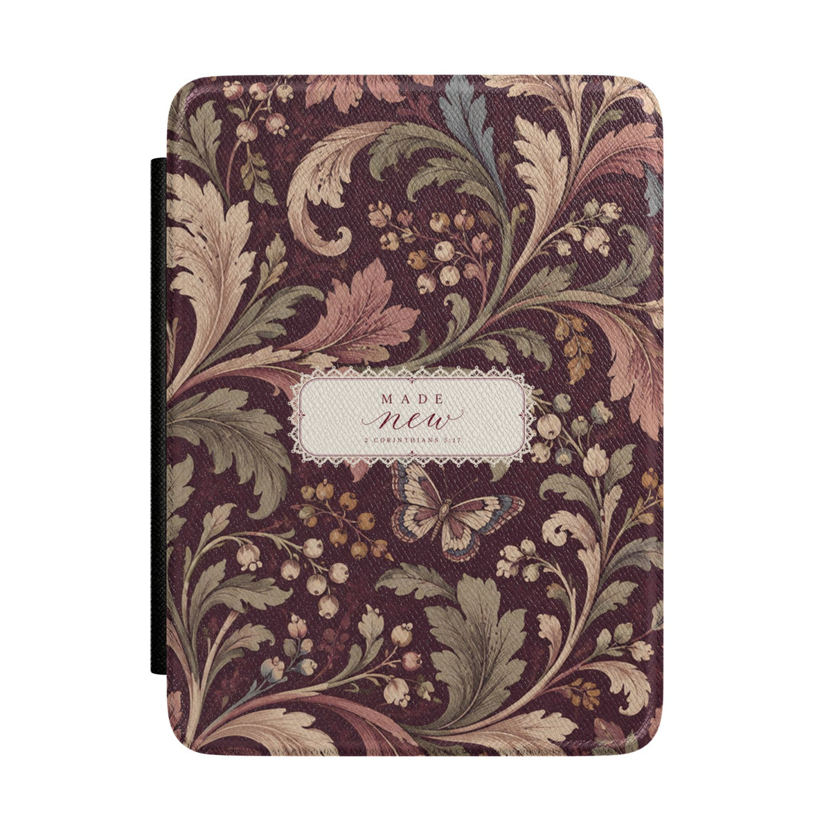 Plum Botanical Kindle Case