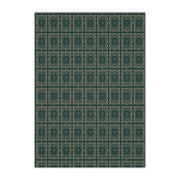 Evergreen Floral Christmas Gift Wrap — Single Sheet
