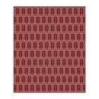 Burgundy Lace Christmas Gift Wrap — Single Sheet