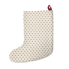 Polka Dot Christmas Stocking — "He Will Make Straight Your Paths" Scripture Stocking