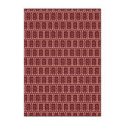 Burgundy Lace Christmas Gift Wrap — Single Sheet