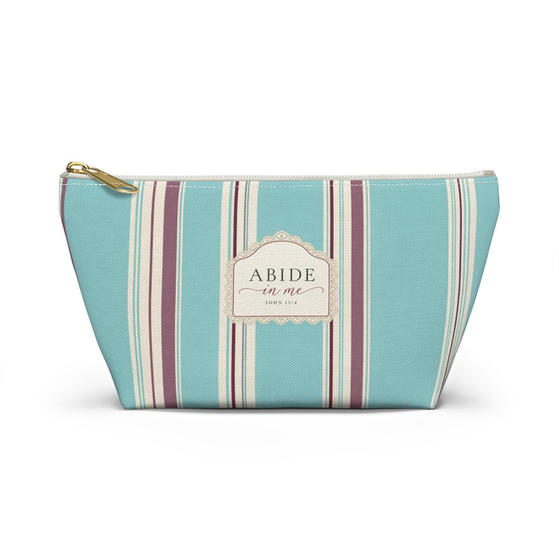 Abide Striped Accessory Pouch
