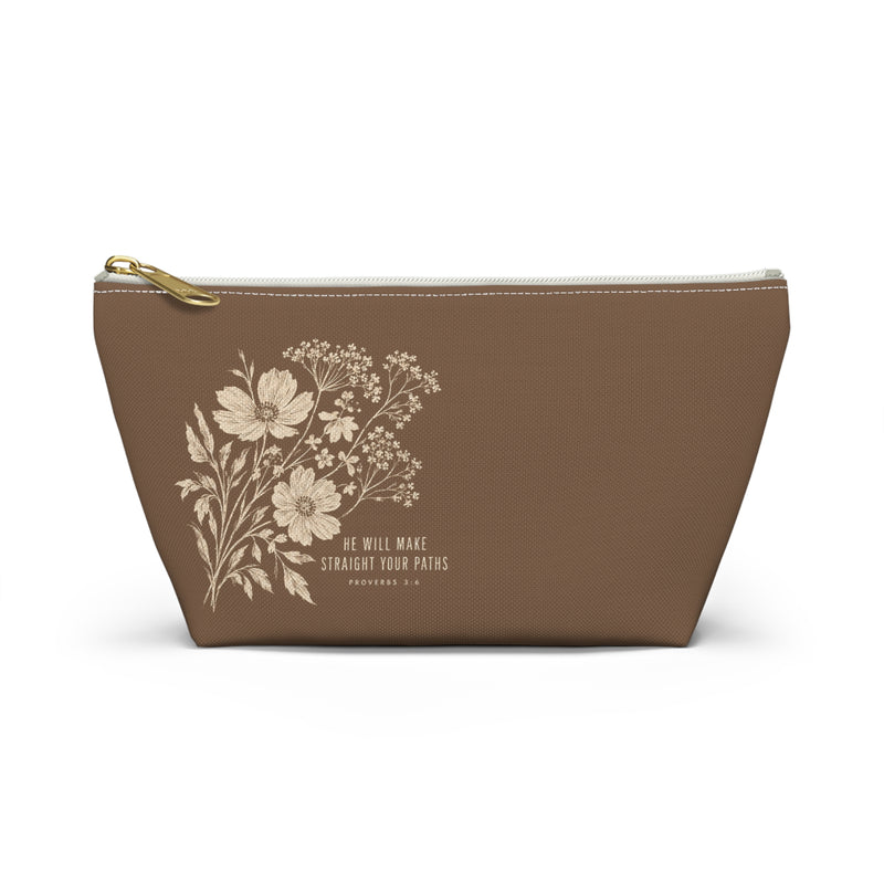 Cocoa Botanical Accessory Pouch