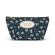 Midnight Floral Accessory Pouch