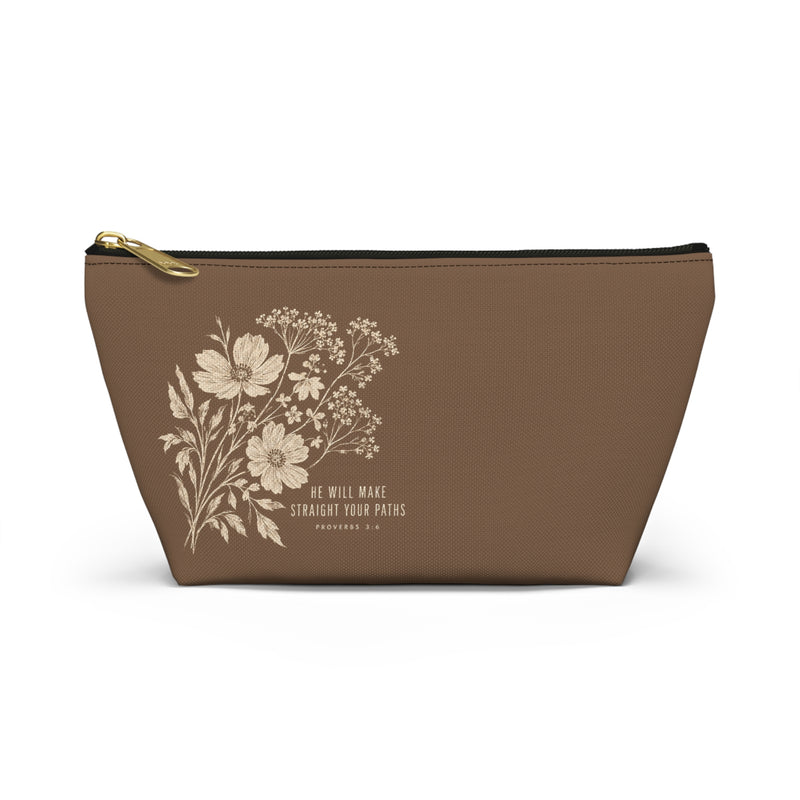 Cocoa Botanical Accessory Pouch