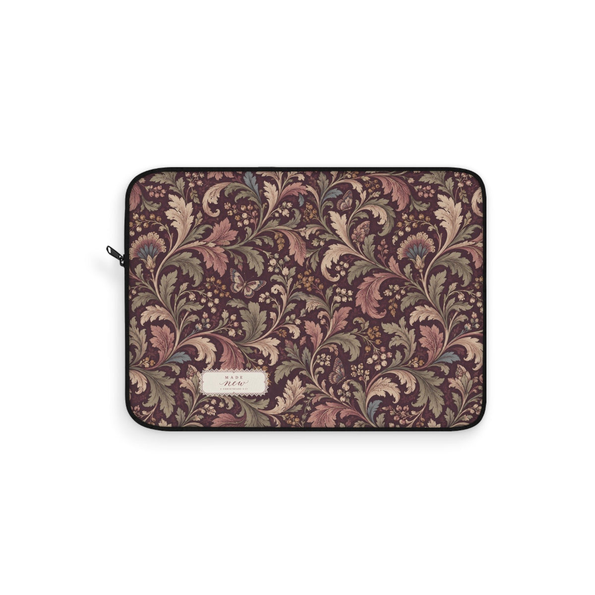 Plum Botanical Laptop Sleeve